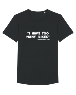 Too many bikes Tricou mânecă scurtă guler larg Bărbat Skater