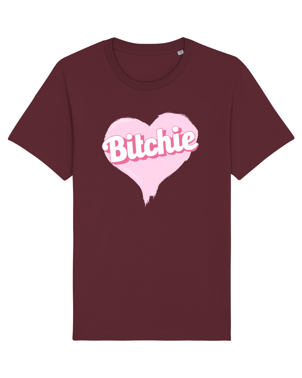 Tricou mânecă scurtă Unisex Rocker Burgundy