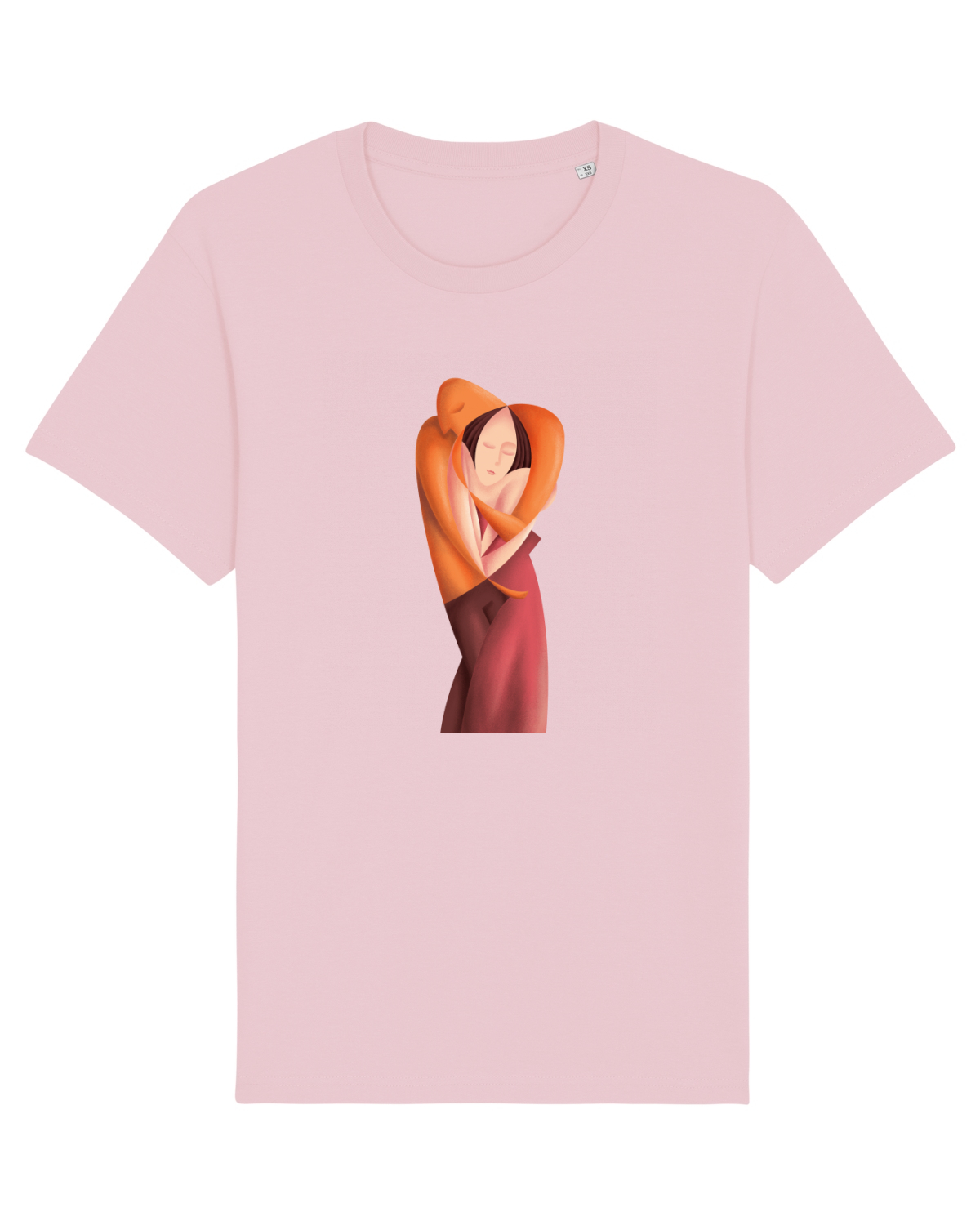 Tricou mânecă scurtă Unisex Rocker Cotton Pink