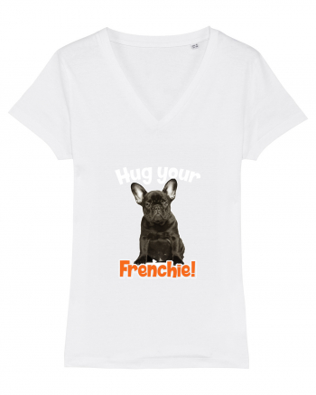 Hug your Frenchie White