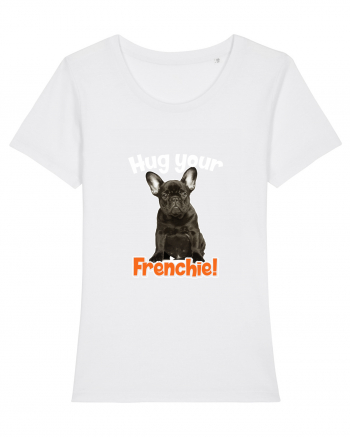 Hug your Frenchie White