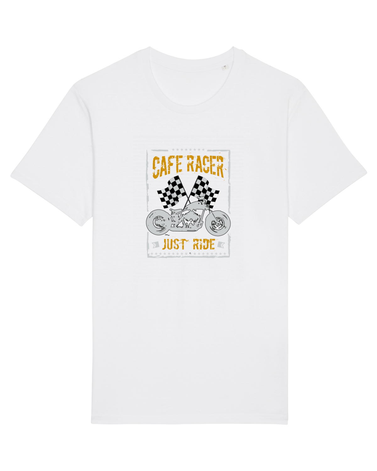Tricou mânecă scurtă Unisex Rocker White