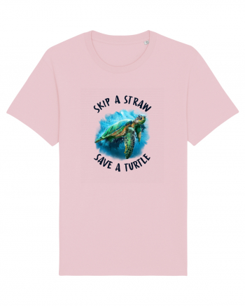 Save a turtle Cotton Pink