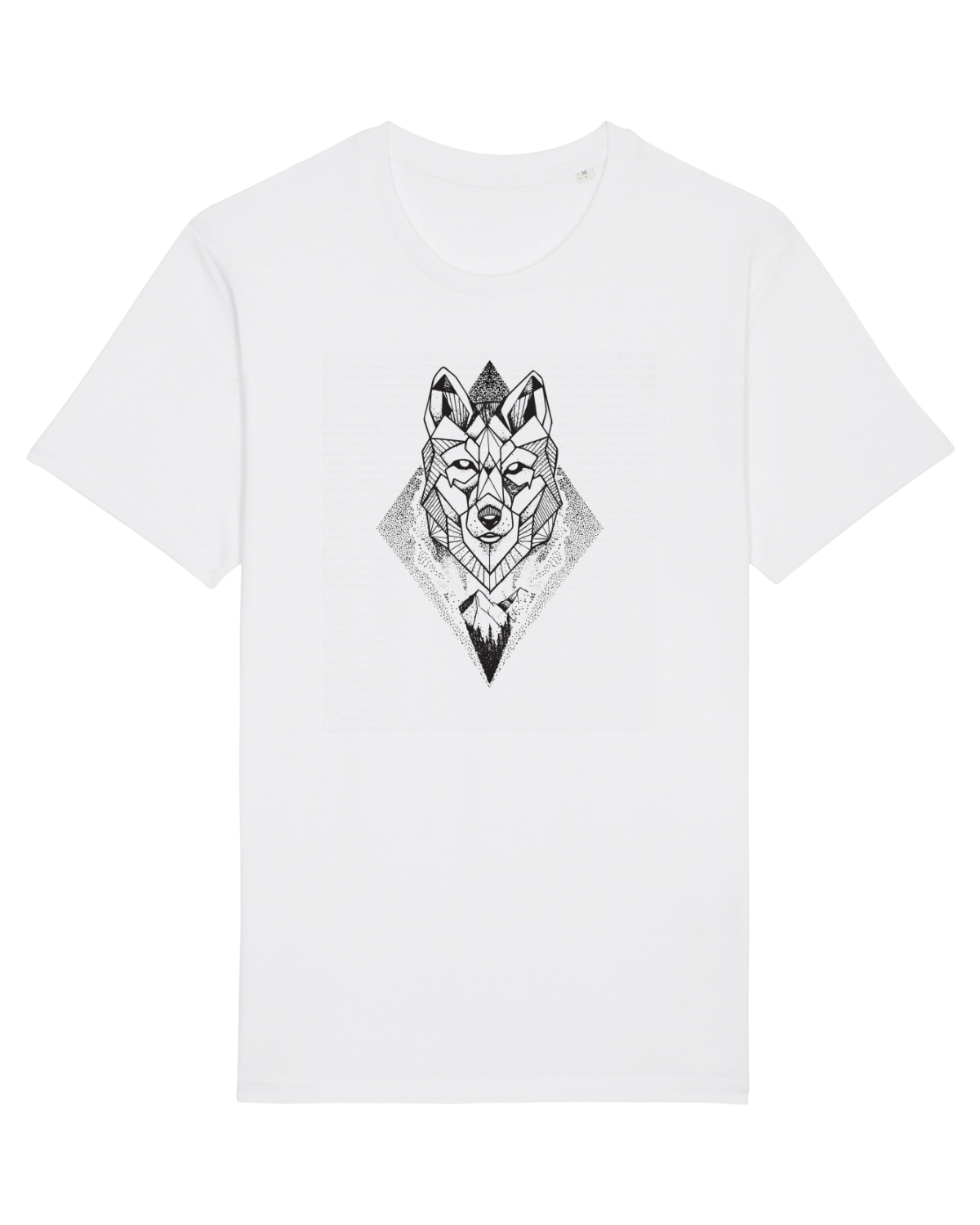 Tricou mânecă scurtă Unisex Rocker White