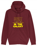 Best Wife in the Galaxy Hanorac cu fermoar Unisex Connector