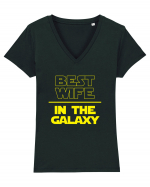 Best Wife in the Galaxy Tricou mânecă scurtă guler V Damă Evoker