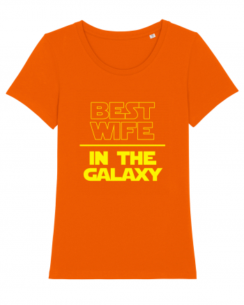 Best Wife in the Galaxy Bright Orange
