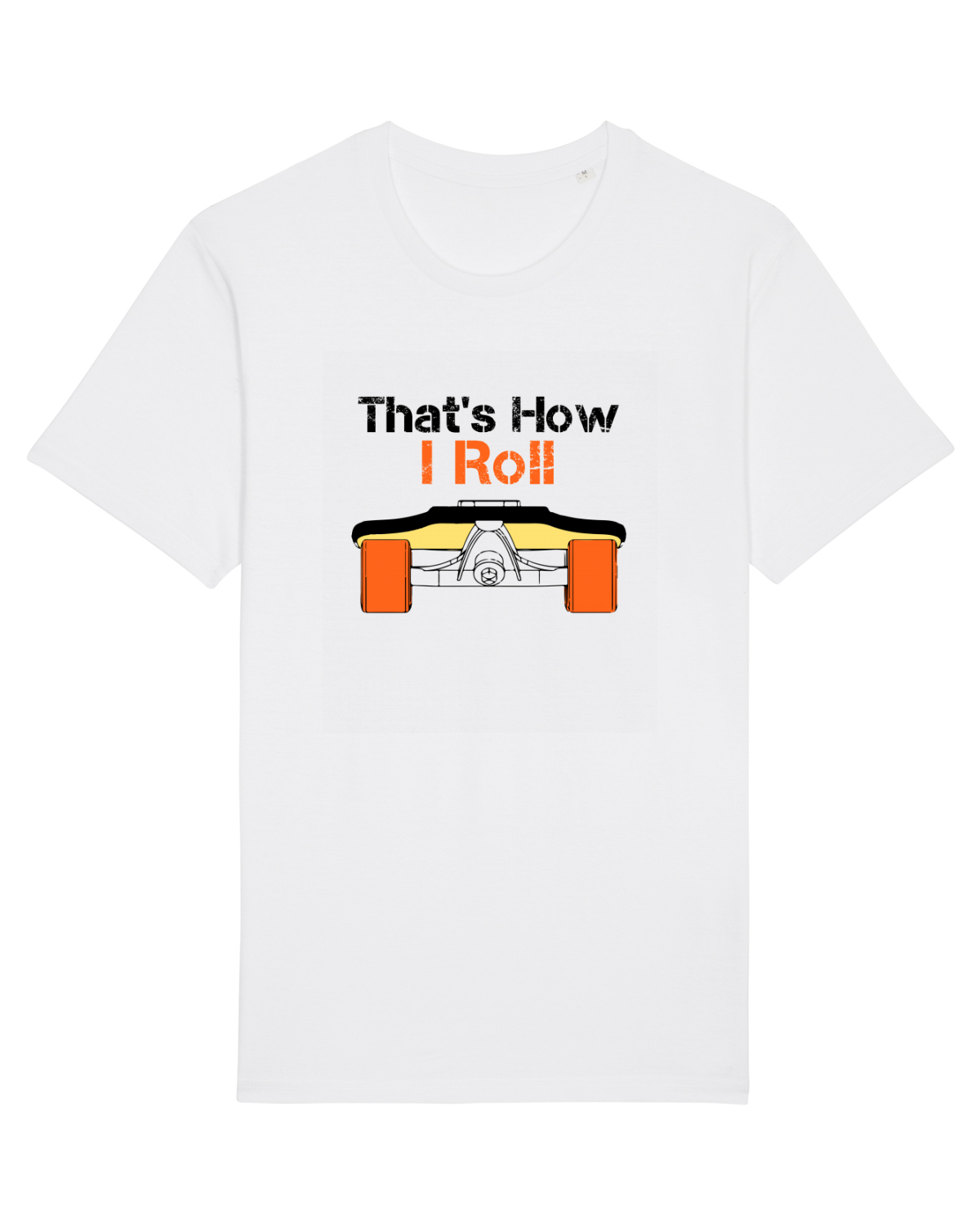 Tricou mânecă scurtă Unisex Rocker White