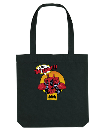 I am the night bat. Black