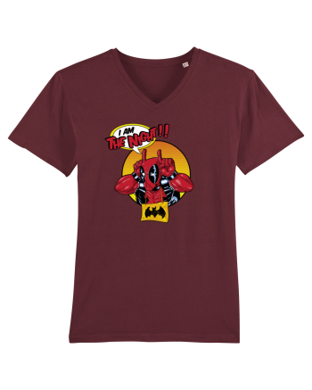 I am the night bat. Burgundy