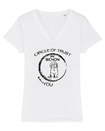 My Bichon Tricou mânecă scurtă guler V Damă Evoker