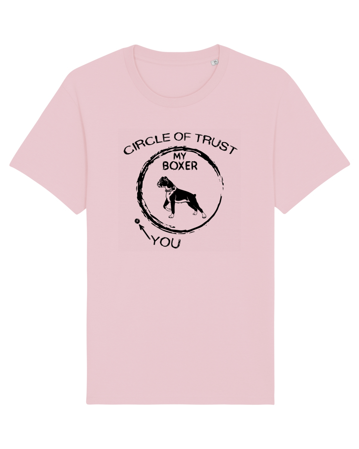 Tricou mânecă scurtă Unisex Rocker Cotton Pink