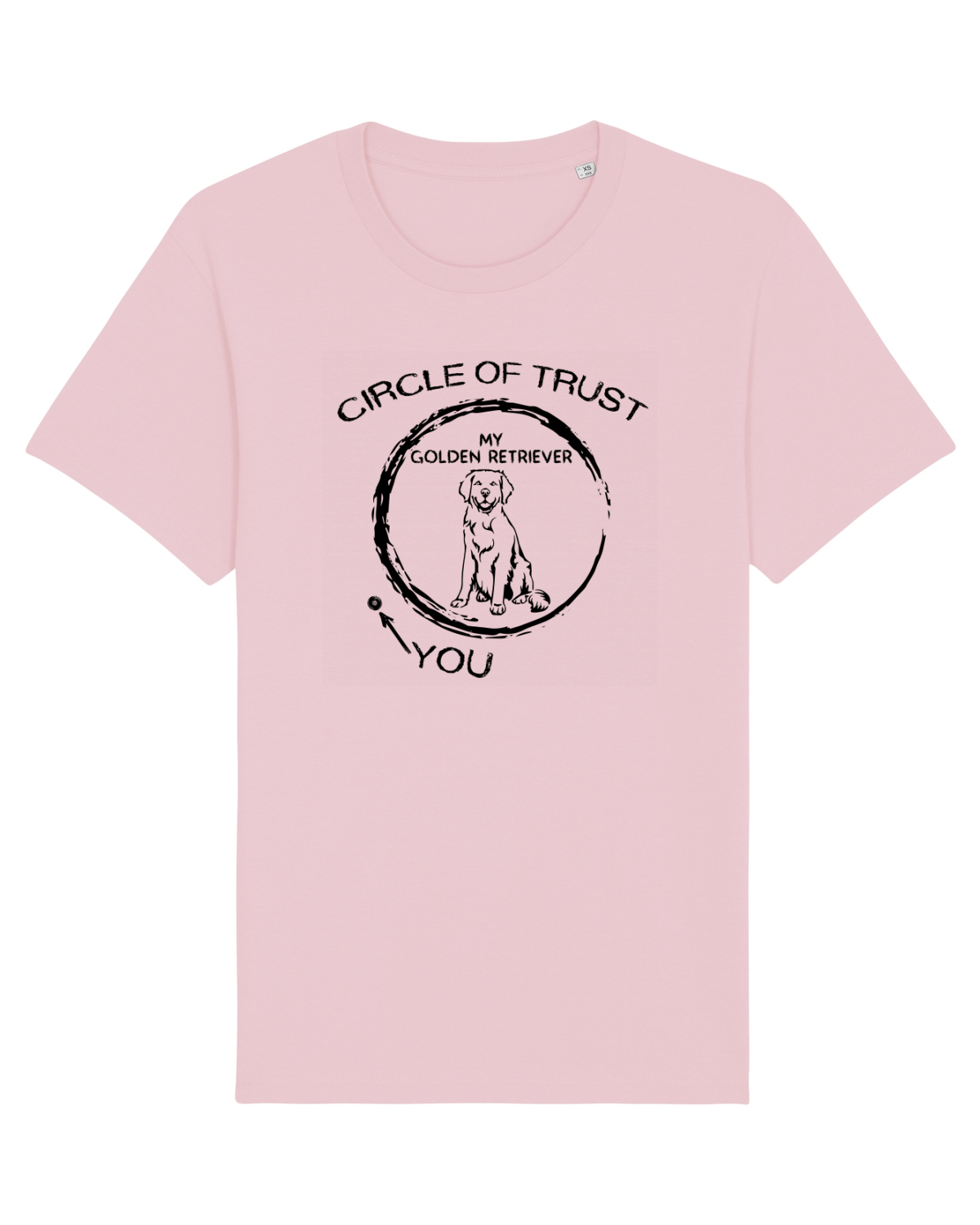 Tricou mânecă scurtă Unisex Rocker Cotton Pink