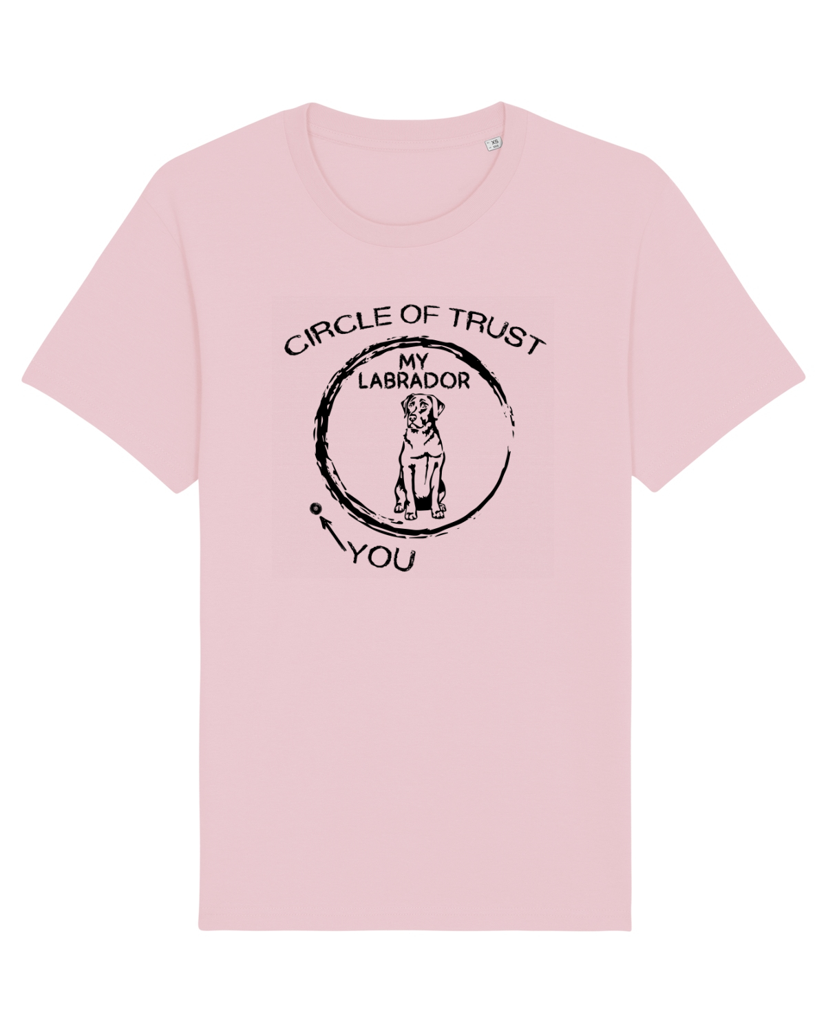 Tricou mânecă scurtă Unisex Rocker Cotton Pink