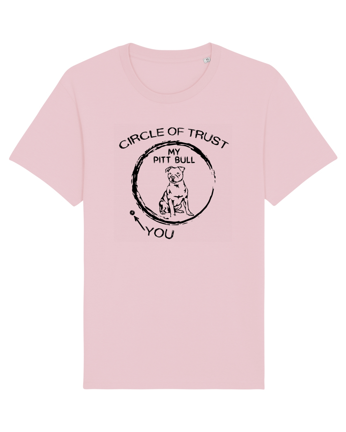 Tricou mânecă scurtă Unisex Rocker Cotton Pink