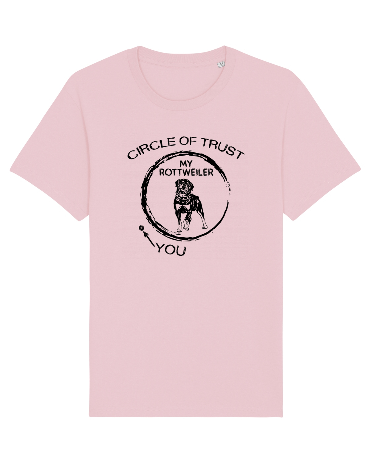 Tricou mânecă scurtă Unisex Rocker Cotton Pink