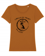 Beagle Tricou mânecă scurtă guler larg fitted Damă Expresser