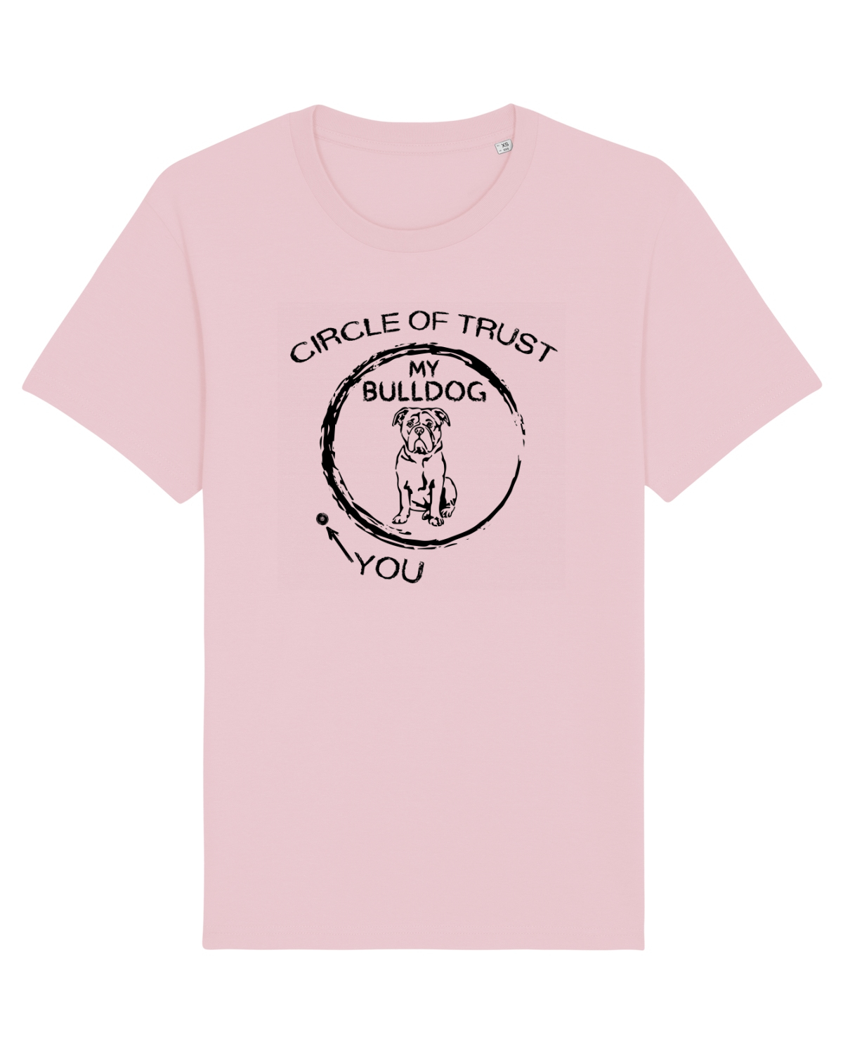 Tricou mânecă scurtă Unisex Rocker Cotton Pink