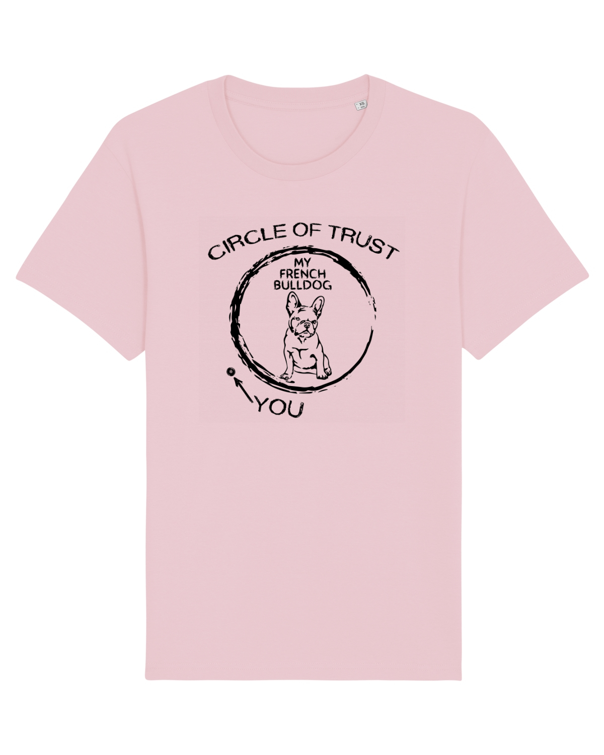 Tricou mânecă scurtă Unisex Rocker Cotton Pink