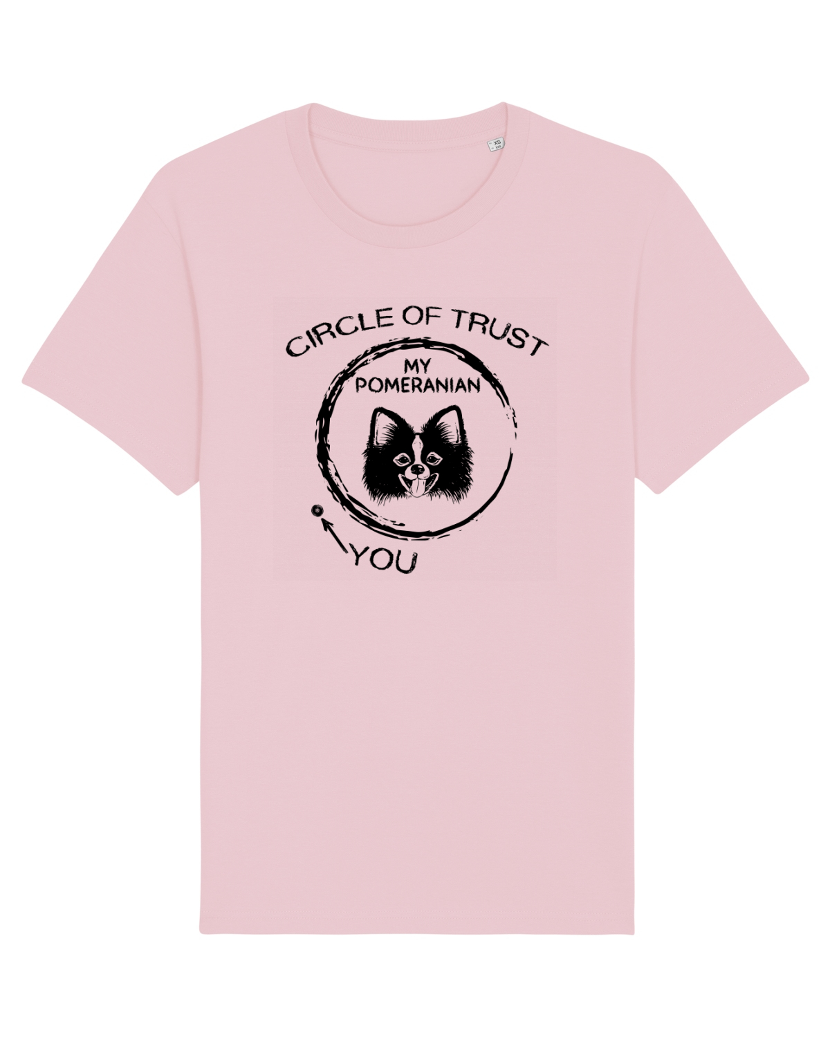 Tricou mânecă scurtă Unisex Rocker Cotton Pink