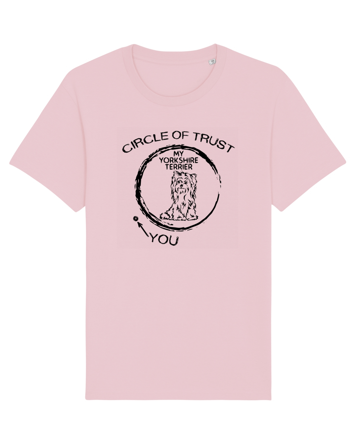 Tricou mânecă scurtă Unisex Rocker Cotton Pink