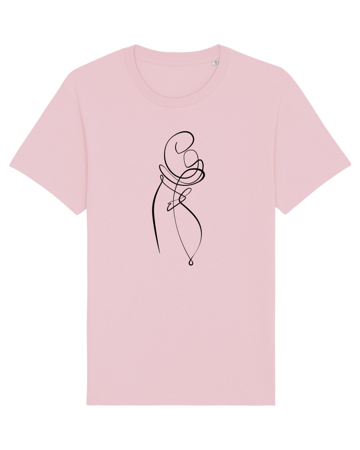 Tricou mânecă scurtă Unisex Rocker Cotton Pink