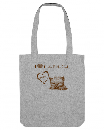 Cute kitty catz Heather Grey