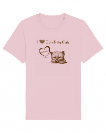 Cute kitty catz Cotton Pink