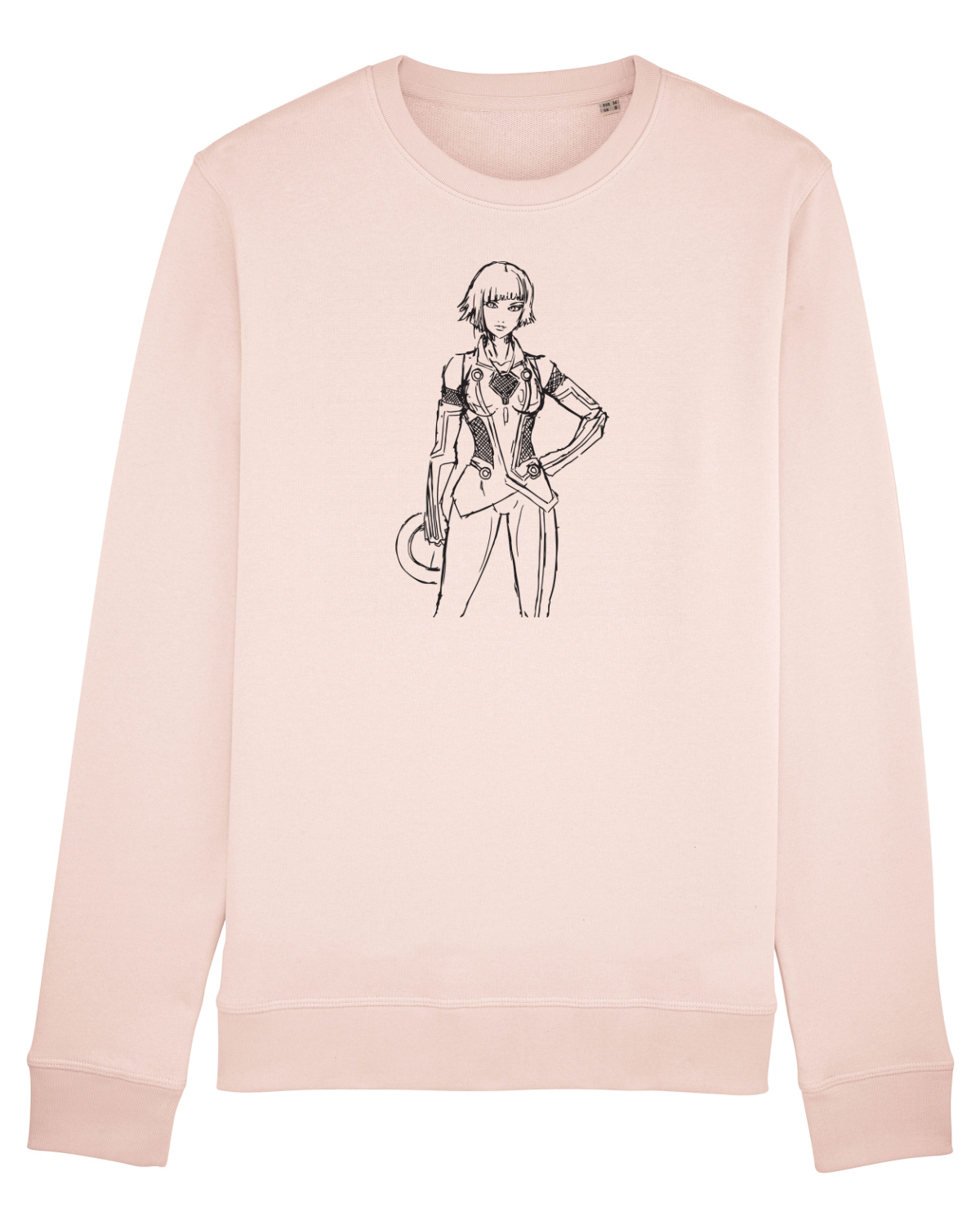 Bluză mânecă lungă Unisex Rise Candy Pink