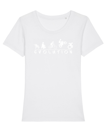 Evolution Funny White