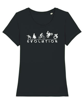 Evolution Funny Black
