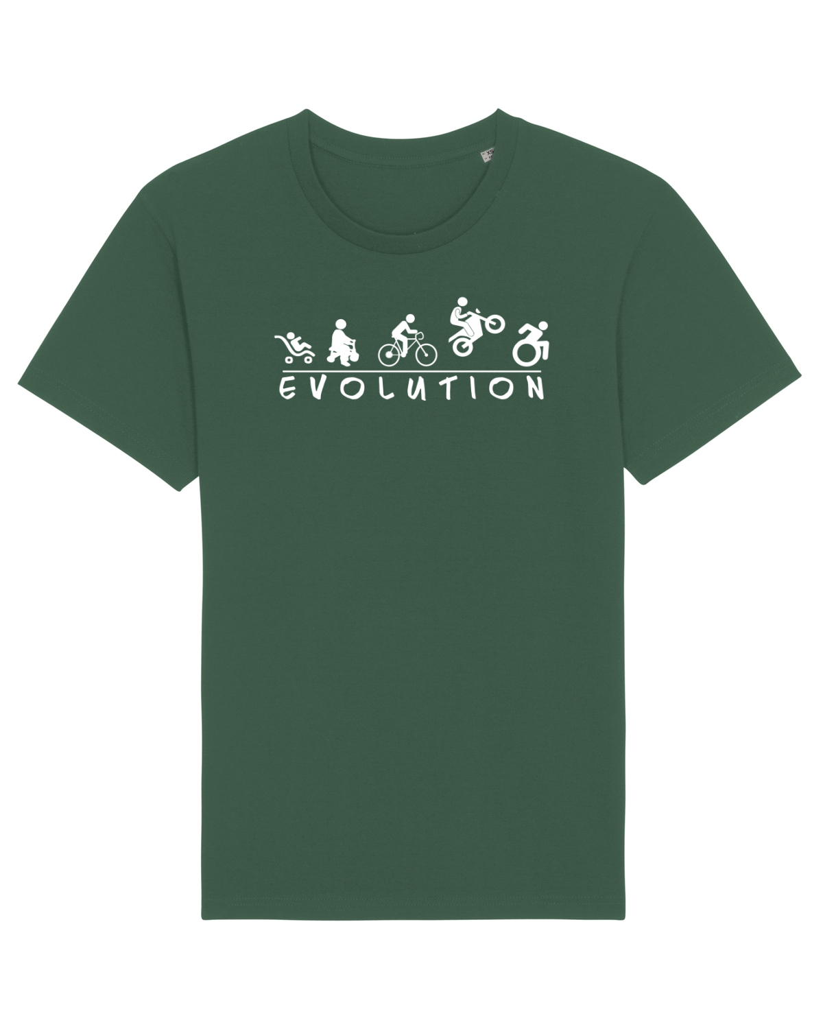 Tricou mânecă scurtă Unisex Rocker Bottle Green