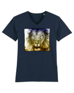 Leu Tricou mânecă scurtă guler V Bărbat Presenter