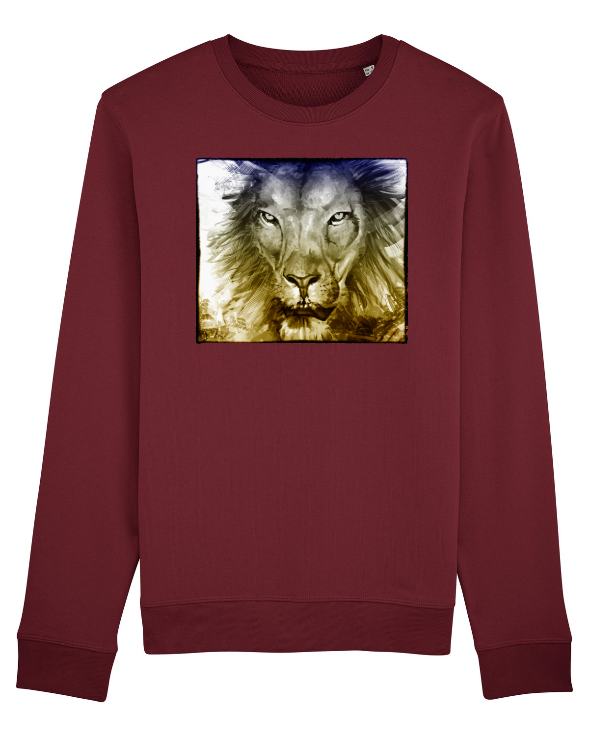 Bluză mânecă lungă Unisex Rise Burgundy