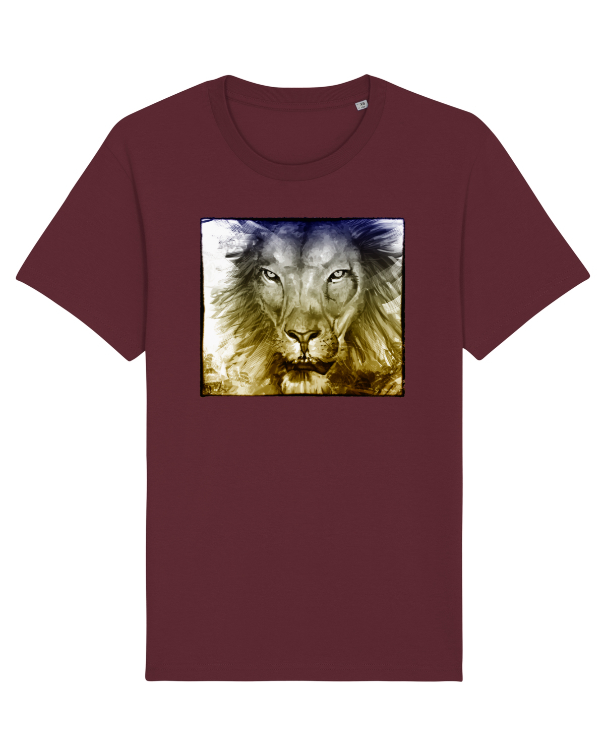Tricou mânecă scurtă Unisex Rocker Burgundy