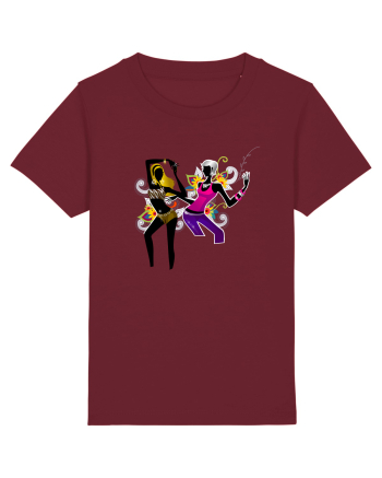 Dancing vibes. Burgundy