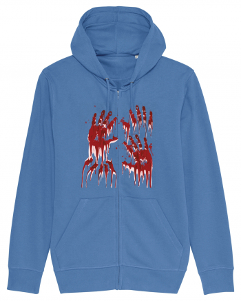 Bloody Hands Bright Blue
