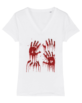 Bloody Hands White