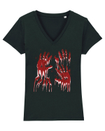 Bloody Hands Tricou mânecă scurtă guler V Damă Evoker