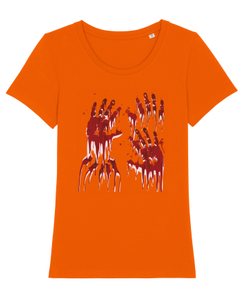 Bloody Hands Bright Orange