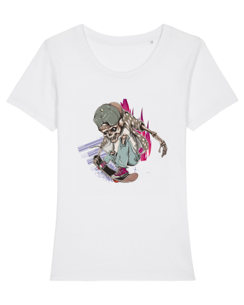 Bones Skateboarder White