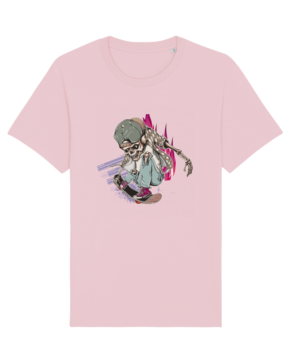 Tricou mânecă scurtă Unisex Rocker Cotton Pink