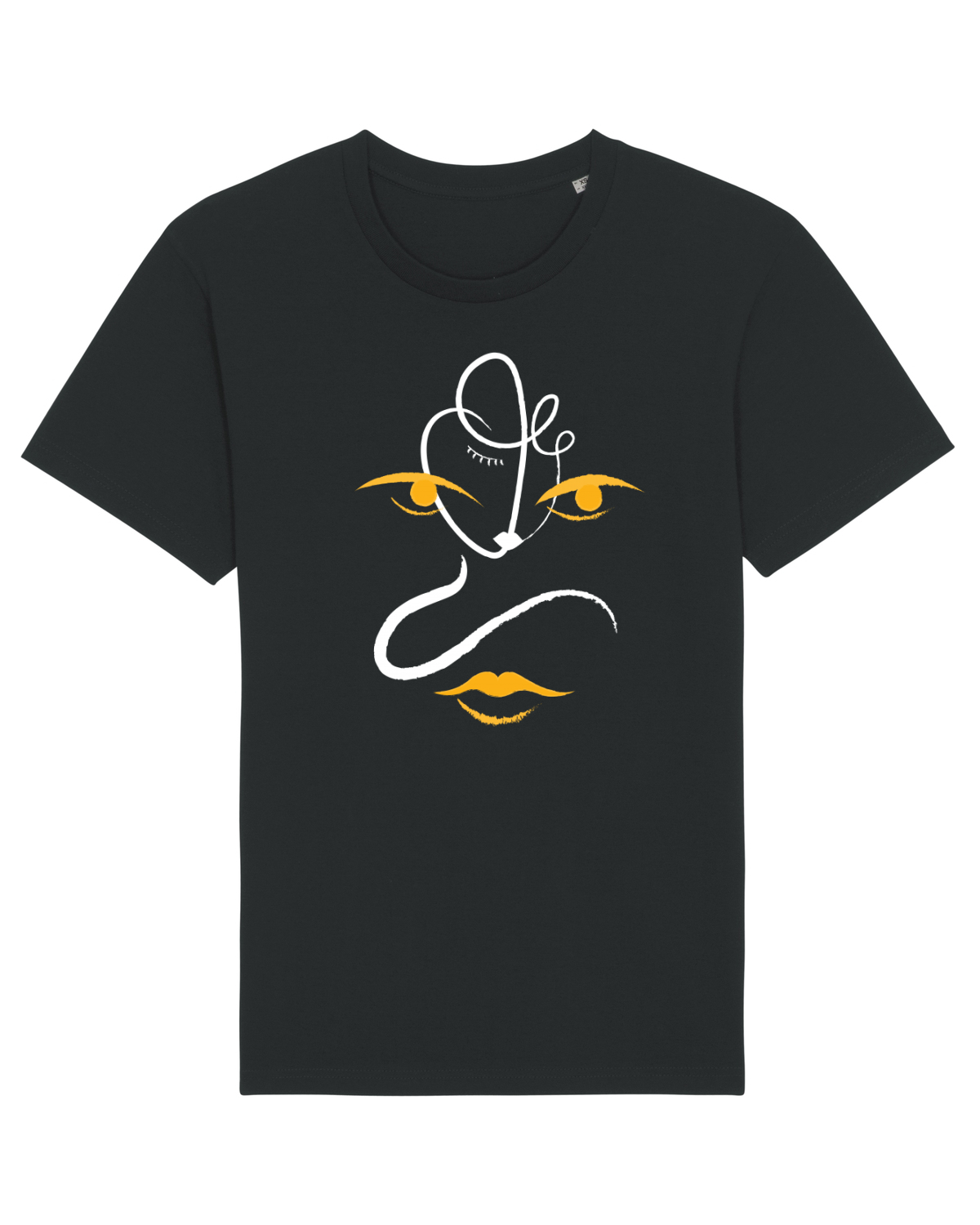 Tricou mânecă scurtă Unisex Rocker Black