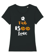Faboolous Tricou mânecă scurtă guler larg fitted Damă Expresser