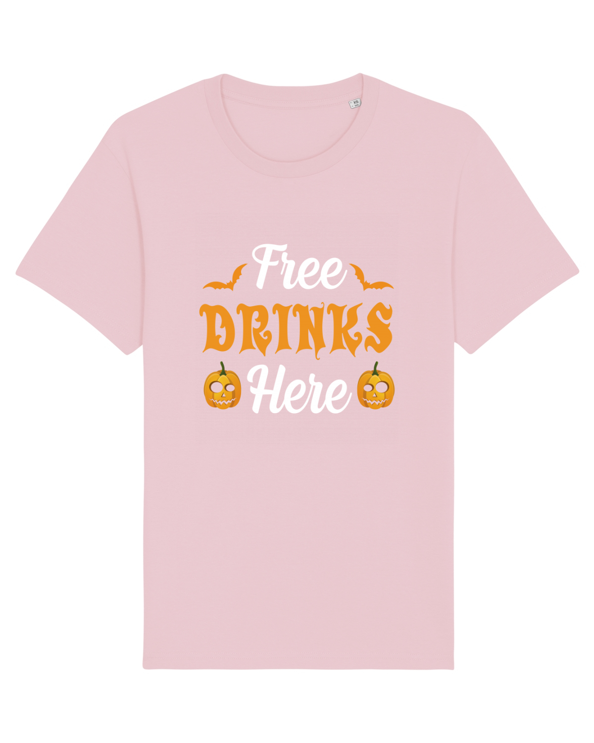 Tricou mânecă scurtă Unisex Rocker Cotton Pink