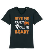 Give Me Candy Call Me Scary Tricou mânecă scurtă guler V Bărbat Presenter