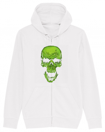 Green Skull White