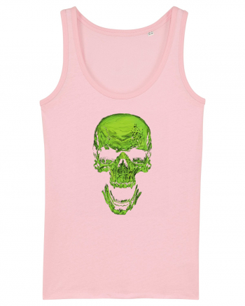 Green Skull Cotton Pink