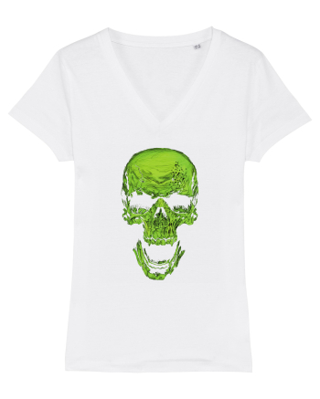 Green Skull White