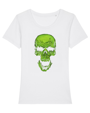 Green Skull White